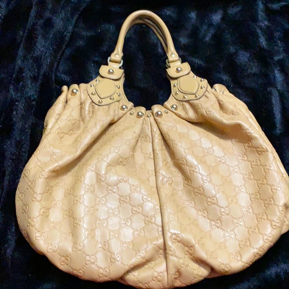 Gucci Handbags - Authentic Tan Gucci hobo bag